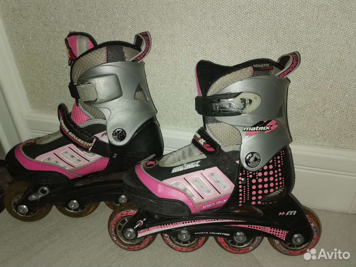 Роликовые коньки детские раздвижные