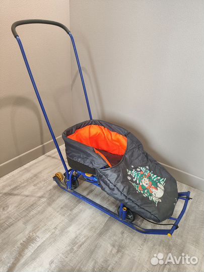 Детские санки коляска