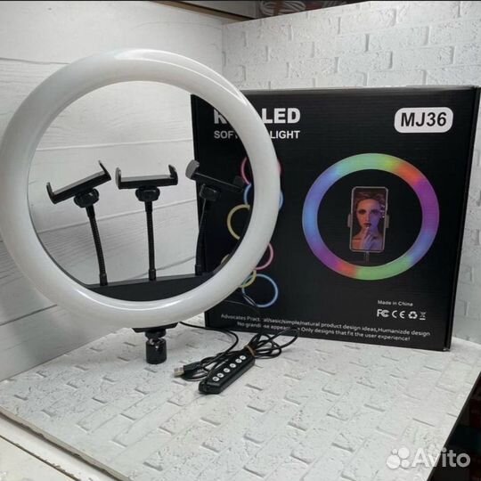 Кольцевая лампа MJ36 36см