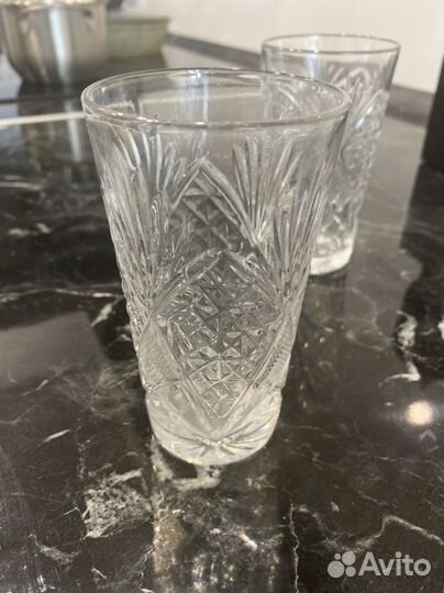 Бокалы высокие хрусталь СССР