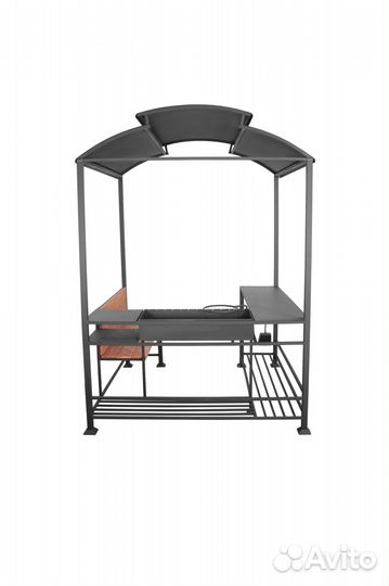 Мангал с печкой