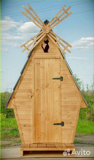 Уличный туалет с установкой Э090