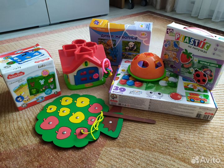 Детские развивающие игрушки пакетом