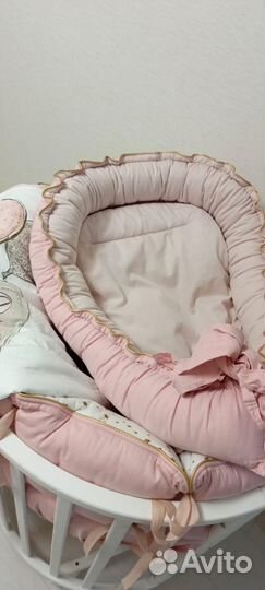 Бортики в детскую кроватку для девочки