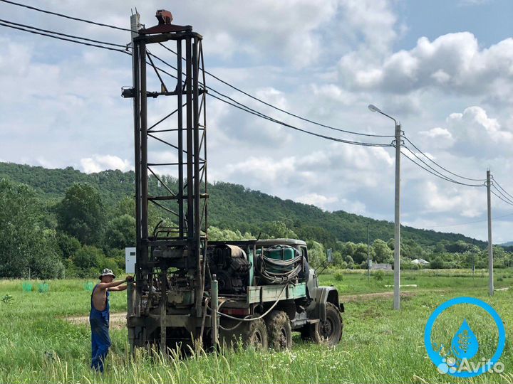 Бурение и обустройство скважин на воду продувка