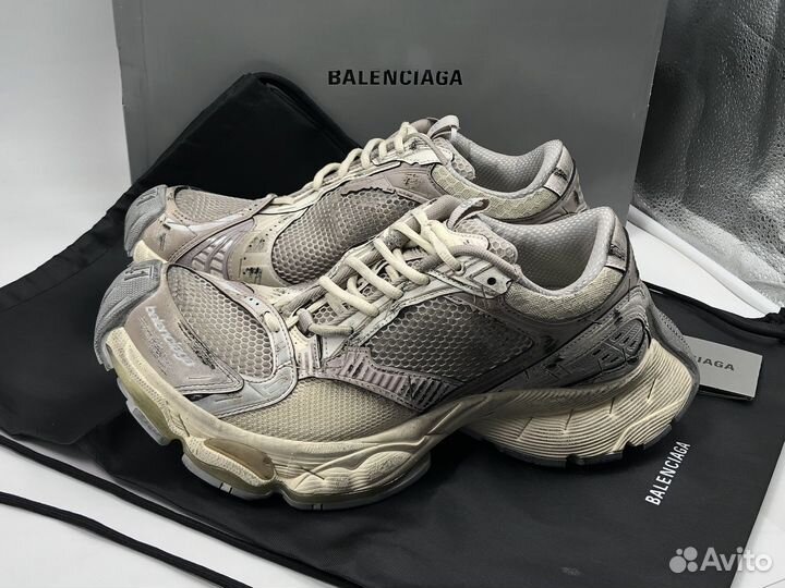 Кроссовки Balenciaga Stapler Sneaker Beige Grey