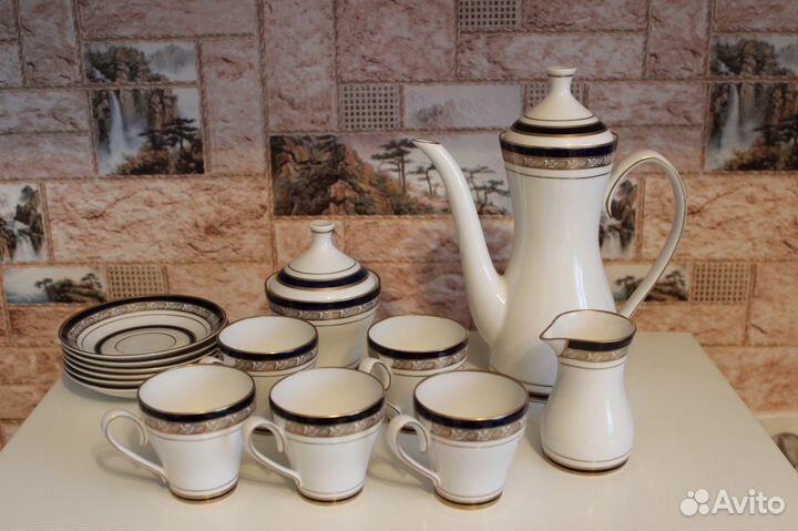 Винтажный кофейный сервиз Reichenbach (Германия)
