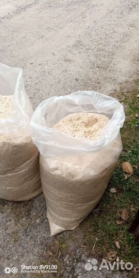 Опилки в мешках,естественной влажности