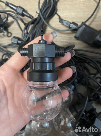 Ретро гирлянда уличная 13 м