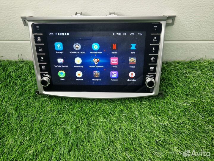 Магнитола Андроид Тайота Лэнд Крузер 100 10дюймов