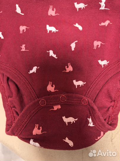 Боди с длинным рукавом 86-92