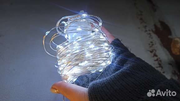 Гирлянда нить роса