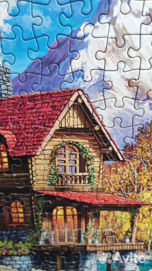 Картина из пазлов в рамке 39на53