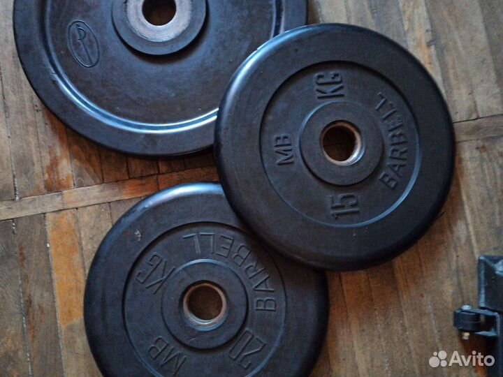 Штанга гриф блины