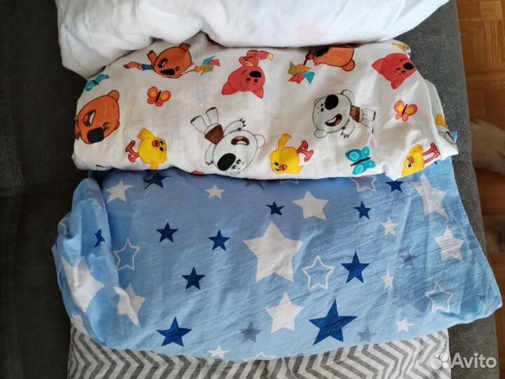 7 простыней на резинке 120 60