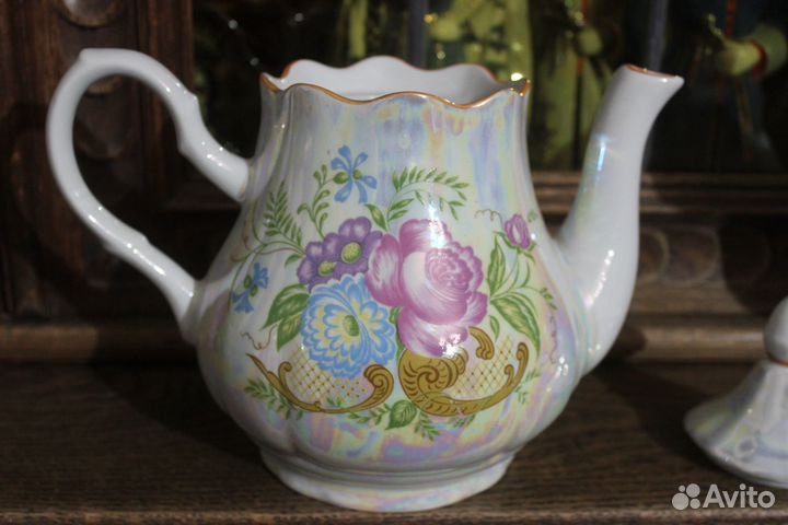 Чайники три чайные чашки Добрушский завод