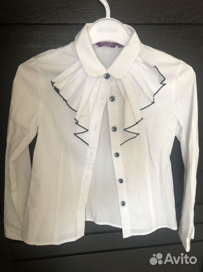 Блузка белая для девочек