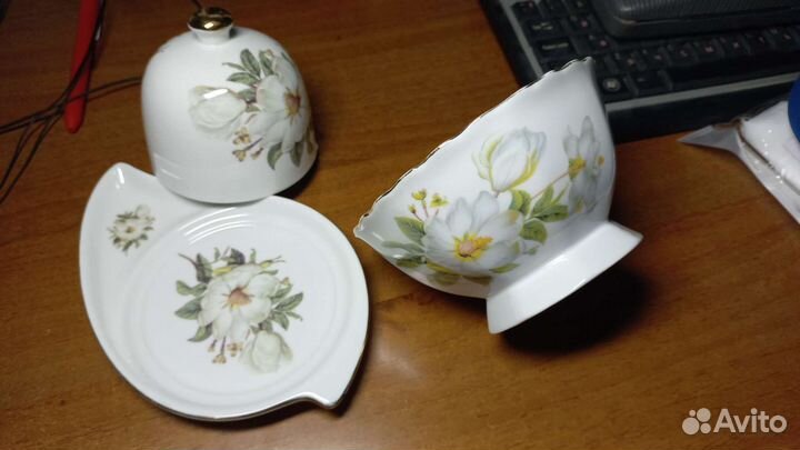 Набор посуды лимонница и конфетница