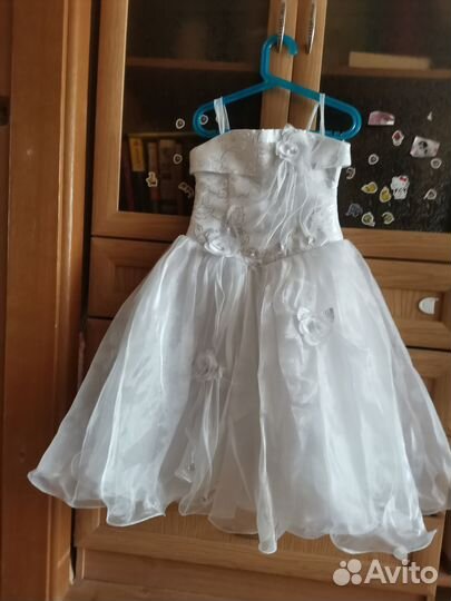 Новогодние платье на рост 122