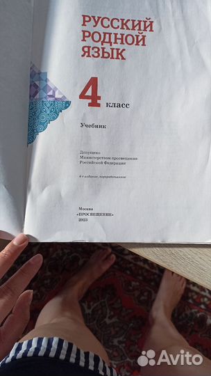 Учебник русский родной язык 4 класс