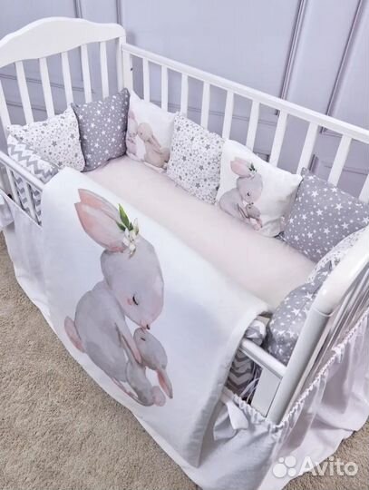 Бортики в детскую кроватку