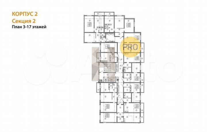 Квартира-студия, 27,5 м², 6/17 эт.