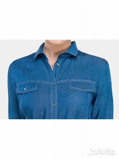 Новое польское платье-рубашка 50-52р-ра