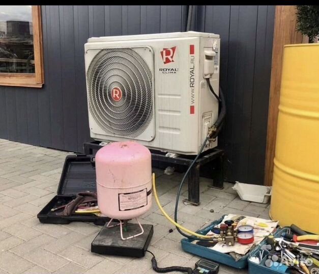 Ремонт кондиционеров, чистка заправка сплит систем