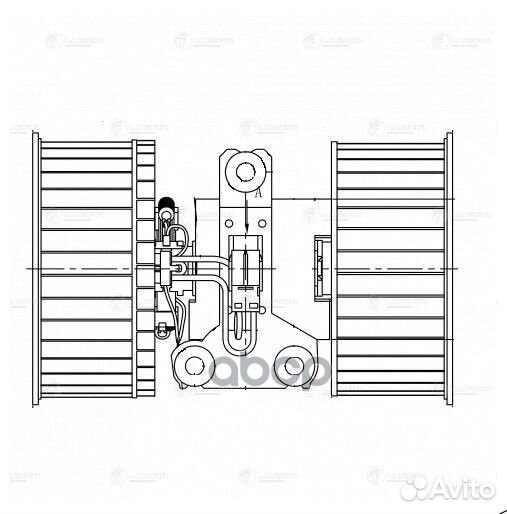 Вентилятор отоп. BMW 5 (E39) 520-540/tds 95-04