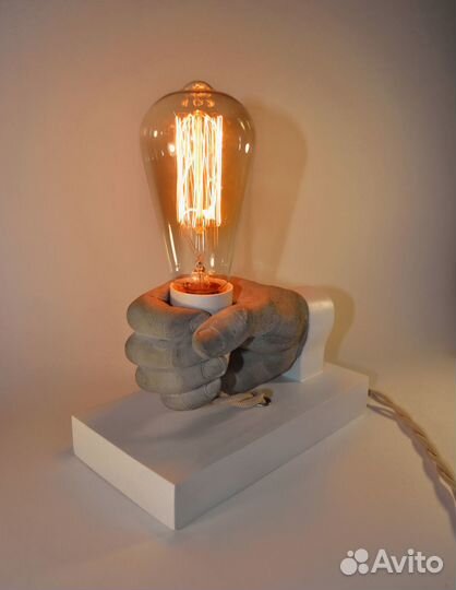 Светильник настольный ручной работы