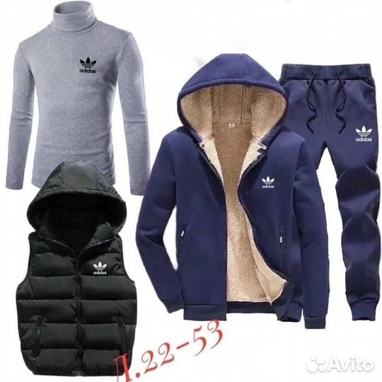 Спортивный костюм мужской зимний Puma четверка