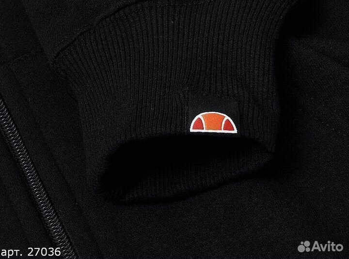 Зип худи Ellesse черное