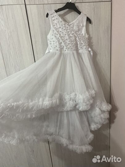 Платье поаздничное для девочки, рост 110-116