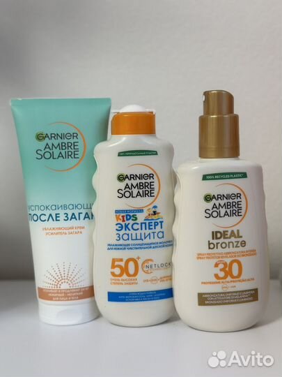 Солнцезащитные средства Garnier