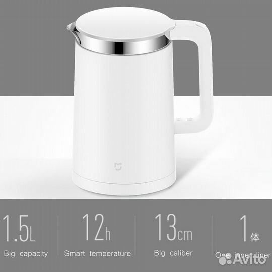 Умный чайник Xiaomi Smart Kettle (YM-K1501) новый