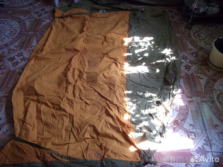 Палатка туристическая, детская и спальник СССР