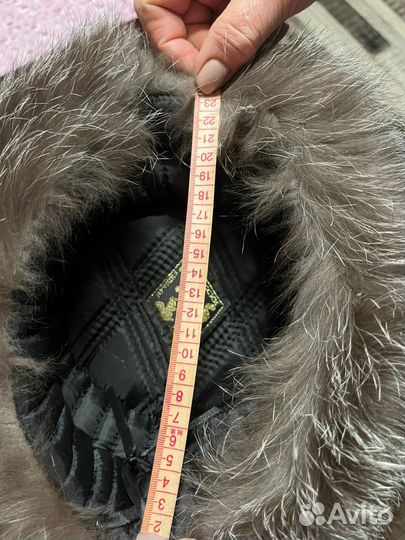 Шапка чернобурка женская кубанка