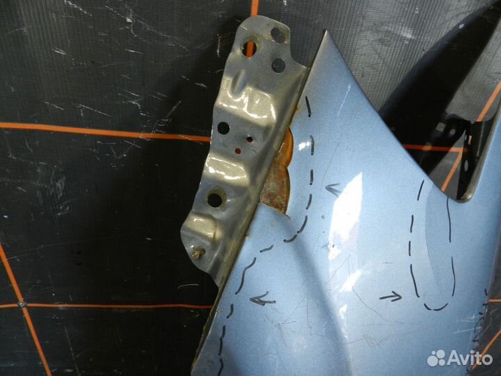 Крыло переднее левое - Chevrolet Aveo T300