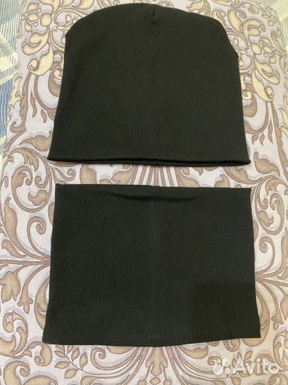 Комплект шапка и снуд женский