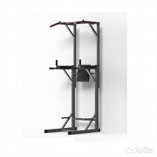 Турник брусья пресс напольный до 200 кг чёрный