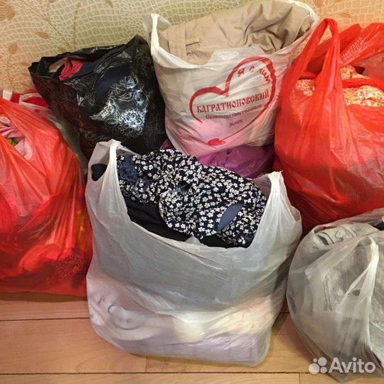 Мешок вещей и обуви на девочку от 80 см до 122 см