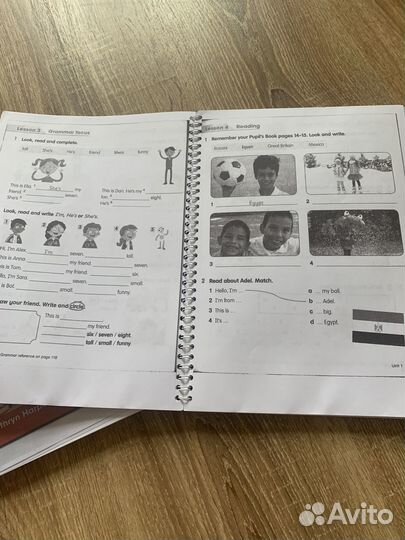 Учебники и тетрадь по английскому Academy stars 1