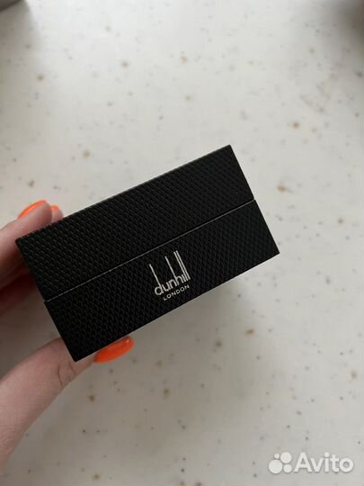 Запонки и зажим для галстука dunhill