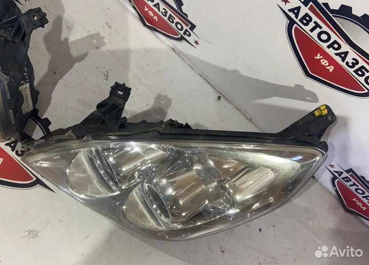 Фара левая opel vectra C 05-08 хром светлый
