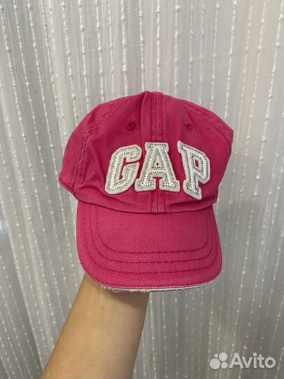 Бейсболка Gap розовая для девочки