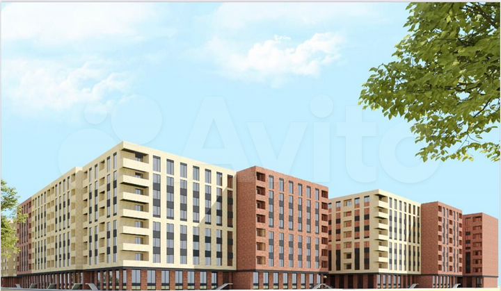 1-к. квартира, 59 м², 8/8 эт.
