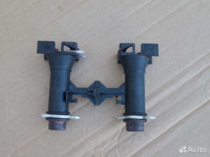 Пластиковый патрубок печки Opel Astra G Zafira A