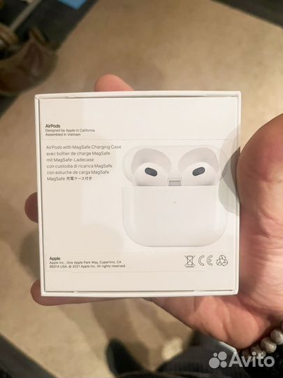Беспроводные наушники apple airpods 3 magsafe