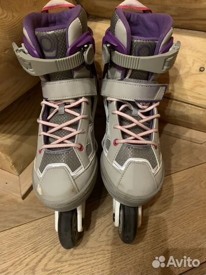 Ролики oxelo (р.35-38) с защитой и шлемом