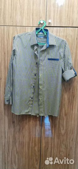 Рубашка подростковая на мальчика р. 36